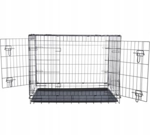 Trixie Home kennel, M–L: 93 × 69 × 62 cm, black 2