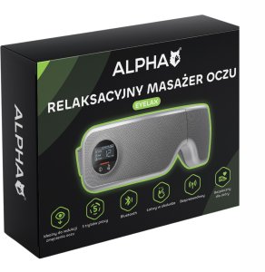 INTELIGENTNY MASAŻER OCZU SKRONI EYELAX SHIATSU UCISKOWY PODGRZEWANY ALPHA 5
