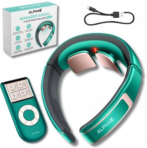 MASAŻER ELEKTROSTYMULATOR MIĘŚNI I NERWÓW SZYI KARKU TENS EMS PILOT ALPHA 1