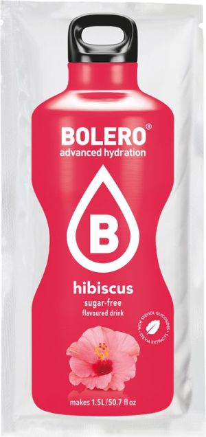 Bolero Instant Drink ze stevią Hibiskus 9g sasz 1