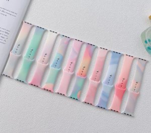 Zaxer Pasek Silikonowy do Smart Watch 22mm KOLOROWY / WIELOBARWNY 3