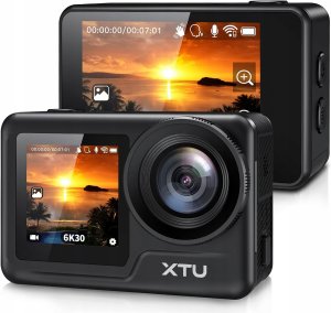 XTU Action Cam 6K/4K - 5 GHz WLAN 30 m, wodoszczelna kamera sportowa 20 MP 1