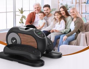 MERACH Mini elektryczny orbitrek do domu trenażer crossowy dla seniorów 2