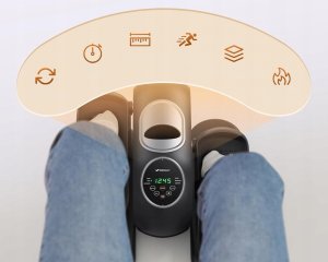 MERACH Mini elektryczny orbitrek do domu trenażer crossowy dla seniorów 5