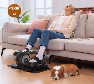 MERACH Mini elektryczny orbitrek do domu trenażer crossowy dla seniorów 6