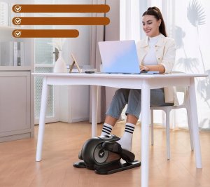 MERACH Mini elektryczny orbitrek do domu trenażer crossowy dla seniorów 9