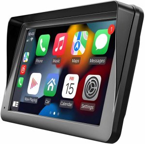 QIKtech Uniwersalny 7-calowy samochodowy radio wideo odtwarzacz bezprzewodowy dla Apple CarPlay Android Auto 4