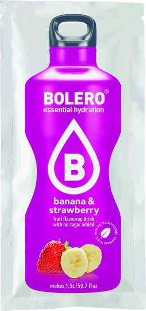 Bolero Instant Drink ze stevią Banan-truskawka 9g sasz 1