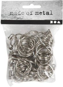 Creativ Company Brelok Ø 25 mm metal opakowanie 100 szt. 3