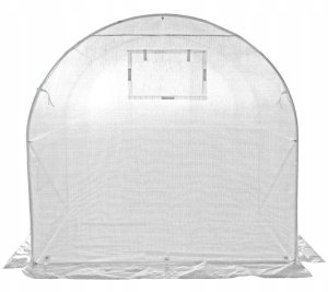 Tunel foliowy szklarnia 2x3,5m biały dodatkowe okno rury 25mm 7m2 2
