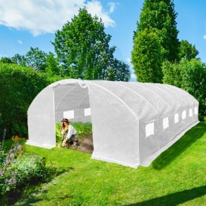 Tunel foliowy szklarnia 3x6m Biały Stelaż 19 mm 18m2 14