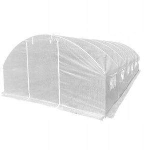 Tunel foliowy szklarnia 3x6m Biały Stelaż 19 mm 18m2 4