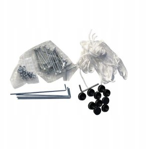 Tunel foliowy szklarnia 3x6m Biały Stelaż 19 mm 18m2 6