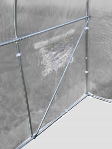 Tunel foliowy szklarnia 3x6m szary stelaż 25 mm 18m2 9