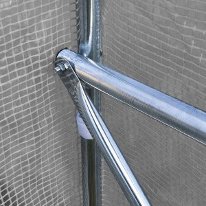 Tunel foliowy szklarnia 3x6m szary stelaż 25 mm 18m2 10