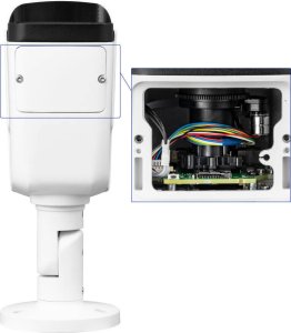 Kamera IP BCS-L-TIP58VSR6-Ai1(2) tubowa 8 Mpx, przetwornik 1/2.8" z obiektywem motozoom 2.7-13.5 mm 4