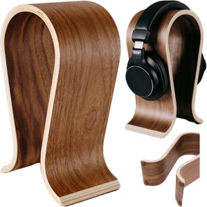 FONOTE WHH WALNUT Stojak na słuchawki, drewniany, kolor orzech 1