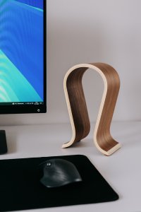 FONOTE FONOTE WHH WALNUT Stojak na słuchawki, drewniany, kolor orzech 2
