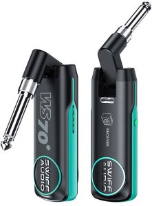 SWIFF WS-70+ system bezprzewodowy do gitary basu nadajnik odbiornik UHF 1