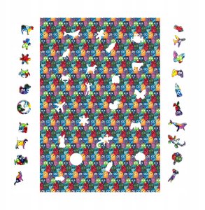 PUZZLE IMPOSSIBLE Sowy 480 ELEMENTÓW puzzle drewniane 1