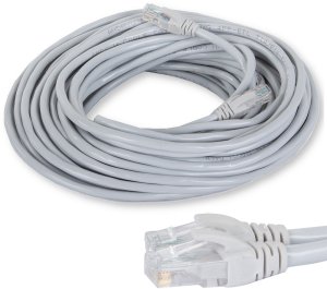 Kabel sieciowy 20m CAT 6 skrętka przewód internetowy RJ45 ethernet UTP 1
