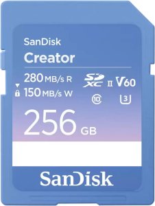 Karta SanDisk Creator SDXC 256 GB Class 10 UHS-II/U3 V60 (SDSDXEP-256G-GNCIS) 1
