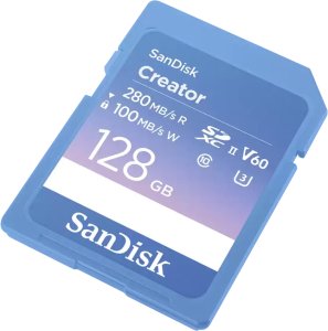 Karta SanDisk Creator SDXC 128 GB Class 10 UHS-II/U3 V60 (SDSDXEP-128G-GNCIS) 2