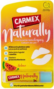Carmex Naturally Intensywnie Nawilżający Balsam do ust-arbuz 4,25 g 4.25g 1