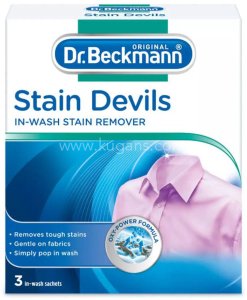 Dr Beckmann Stain Devils Odplamiacz do prania w saszetkach 3x40g 1