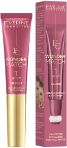 Eveline Wonder match ultrakremowy róż w tubce z aplikatorem 01 14ml 1