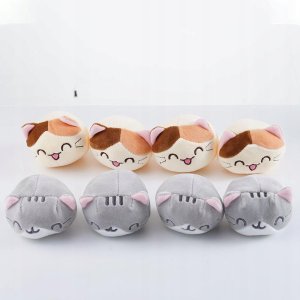 Poduszka PUDDING z MASKOTKAMI Kotki 8szt do RZUCANIA ZABAWY Pluszowe 7