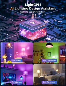 TECKIN Lepro B1 AI Smart Bulb E27 - inteligentne żarówki E27 (2szt) 3
