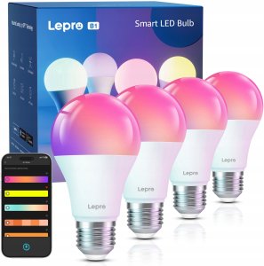 Lepro B1 AI Smart Bulb E27 - inteligentne żarówki E27 (4szt) 2