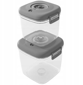 ZESTAW POJEMNIKÓW HERMETYCZNYCH CLEVER KITCHEN SZARE 4