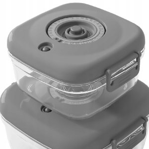 ZESTAW POJEMNIKÓW HERMETYCZNYCH CLEVER KITCHEN SZARE 5