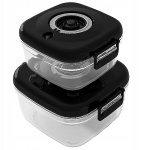 ZESTAW POJEMNIKÓW HERMETYCZNYCH CLEVER KITCHEN CZARNE 8