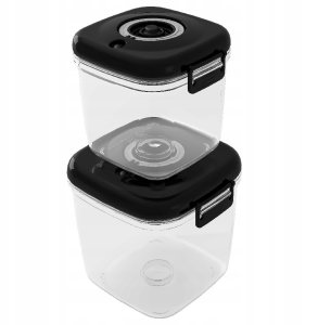 ZESTAW POJEMNIKÓW HERMETYCZNYCH CLEVER KITCHEN CZARNE 9