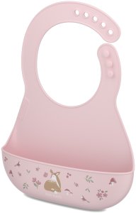 Rosti Mepal ŚLINIAK SILIKONOWY Z KIESZONKĄ MIO FAIRY GARDEN 108034565406 2