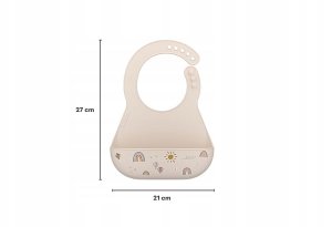 ŚLINIAK SILIKONOWY Z KIESZONKĄ MIO FOREST FRIENDS 108034565408 3