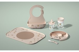 ŚLINIAK SILIKONOWY Z KIESZONKĄ MIO FOREST FRIENDS 108034565408 5