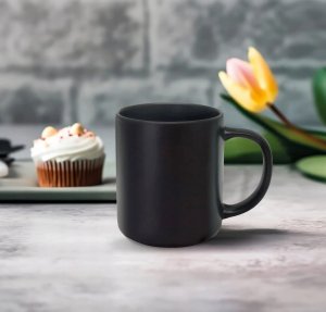 ZESTAW KUBKÓW PORCELANOWYCH ARTENA BLACK 6X400ML 1