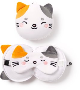 Relaxeazzz Lola the Cat Pluszowy Zestaw: Podszuka + Opaska Na Oczy 5