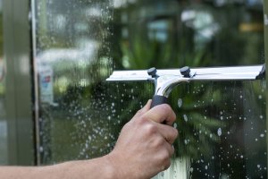 Myjka do okien Vikan Skrobak do okien metal szary 354mm duży 4762 4