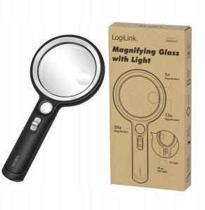 LogiLink LED reading magnifier, 30 LED''s, 90mm diameter 9