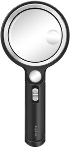 LogiLink LED reading magnifier, 30 LED''s, 90mm diameter 10