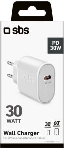 Ładowarka SBS Mobile TETR1CPD30, Indoor, AC, 20 V, White 2