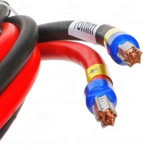 2x 300cm czerwony i czarny kabel łączeniowy akumulatora inwertera 16mm 2