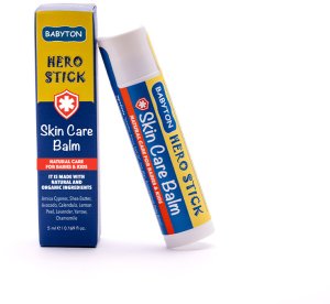 Babyton, Balsam do pielęgnacji skóry w sztyfcie, bezpieczny od narodzin, Hero Stick, 5 ml 1