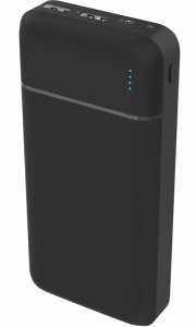PLATINET POWER BANK SET 20000 mAh + 20W PD CHARGER + 1M CABLE BLACK [46219] 1