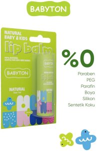Babyton, Balsam do ust Naturel, bezpieczny od narodzin, 5 g 3